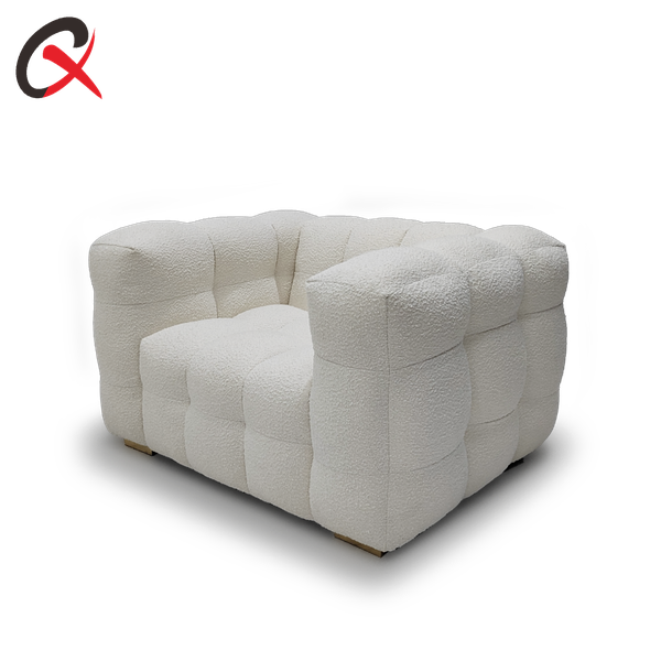 Cream Boucle Chair Cream Boucle Chair