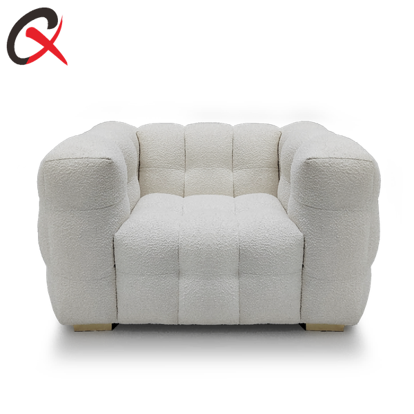 Cream Boucle Accent Chair Cream Boucle Accent Chair